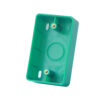 Green Backbox 50x86mm